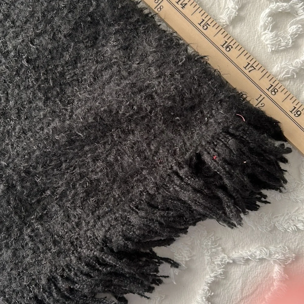 NWOT Natasha Black oversized scarf wrap. Black, absolutely beautiful.